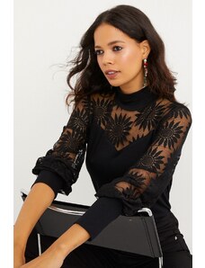 Γυναικεία μπλούζα Cool & Sexy Lace detailed