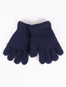 Yoclub Παιδικά Γάντια Διπλής Στρώσης Πέντε Δακτύλων ΚΟΚΚΙΝΟ-0104C-AA50-003 Σκούρο Μπλε