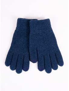 Yoclub Παιδικά Γάντια Αφής Πέντε Δακτύλων RED-0085G-005C-002 Navy Blue
