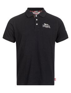 Ανδρικό μπλουζάκι πόλο Lonsdale 117230-Black/Silver