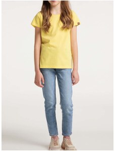 Κίτρινο Κορίτσια Βασικό T-Shirt Ragwear Violka - Κορίτσια