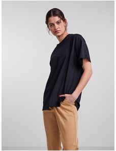 Μαύρο Oversize T-Shirt Pieces Rina - Γυναικεία