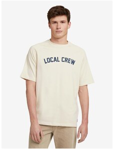 Cream Ανδρικό T-Shirt Tom Tailor Denim - Ανδρικά