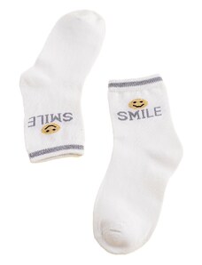 Παιδικές κάλτσες Shelvt λευκό Smile