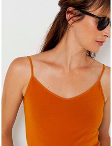 Πορτοκαλί Βασική Μπλούζα CAMAIEU - Γυναίκες