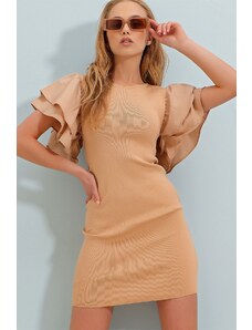Γυναικείο φόρεμα Trend Alaçatı Stili Ruffle