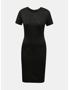 Μαύρο γυναικείο φόρεμα με λογότυπο Guess Rhoda - Ladies