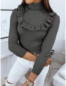 NOAH γυναικείο πουλόβερ, σκούρο γκρι Dstreet