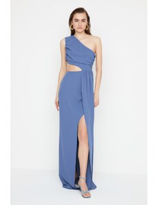Trendyol Βραδινό &; Prom Φόρεμα - Μπλε - Wrapover
