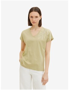 Ανοιχτό Πράσινο Γυναικείο T-Shirt Tom Tailor - Γυναικεία