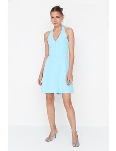 Trendyol Blue Halter Neck Φόρεμα