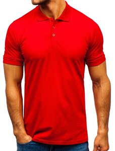 Kesi Κομψό ανδρικό μπλουζάκι 9025 - κόκκινο,