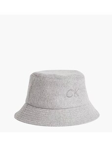 Ανοιχτό γκρι γυναικείο μάλλινο καπέλο Calvin Klein - Ladies