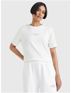 Cream Γυναικείο T-Shirt Tommy Hilfiger - Γυναικεία