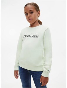 Ανοιχτό πράσινο κουκούλα για κορίτσια Calvin Klein Jeans - Κορίτσια