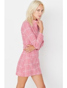 Trendyol φόρεμα - ροζ - πουκάμισο φόρεμα