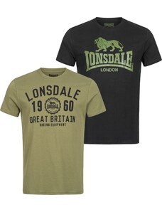 Ανδρικό t-shirt Lonsdale 2-Pack