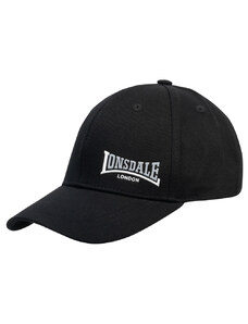 Ανδρικό καπέλο μπέιζμπολ Lonsdale 114963-Black/White/Ash
