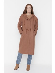 Γυναικείο παλτό Trendyol Brown