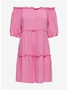 Ροζ Φόρεμα JDY Amour - Γυναικεία