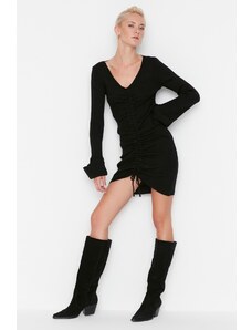 Trendyol Φόρεμα - Μαύρο - Πουλόβερ Φόρεμα