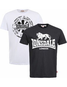 Ανδρικό t-shirt 2 Pack Lonsdale 2 Pack