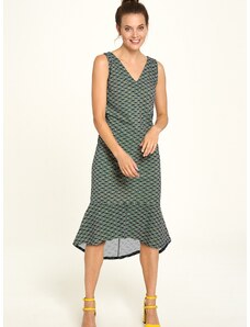 Φόρεμα με πράσινα σχέδια Tranquillo - Γυναικεία