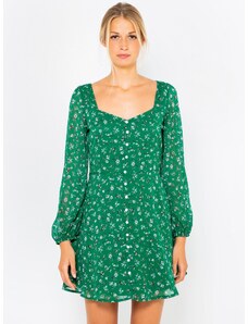 Πράσινο Φλοράλ Φόρεμα CAMAIEU - Γυναικεία