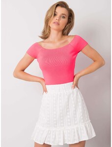 Fashionhunters Fluo ροζ μπλούζα
