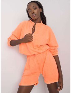 Fashionhunters Πορτοκαλί γυναικείο σετ από την Ella