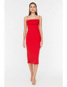 Trendyol Φόρεμα - Κόκκινο - Bodycon