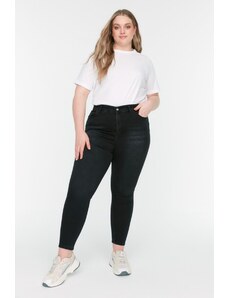 Trendyol Curve Plus Size Jeans - Μαύρο - Κοκαλιάρικο