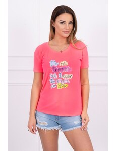 Kesi Μπλούζα με στάμπα Perfect pink neon