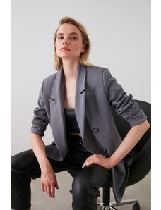 Γυναικείο σακάκι Trendyol Button Detailed
