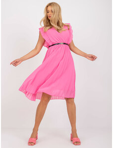 Γυναικείο φόρεμα Fashionhunters Marine pink