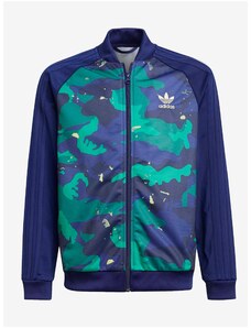 Πράσινο-Μπλε Girls Patterned Jacket adidas Originals SST Top - Unisex