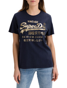 Superdry T-shirt Pg Μεταλλικό Μπλουζάκι Εισόδου - Γυναικεία