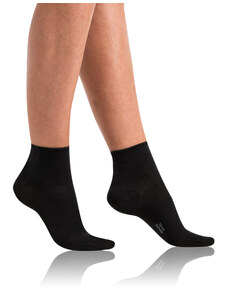 Bellinda Μπελλίντα GREEN ECOSMART COMFORT SOCKS - Γυναικείες κάλτσες από οργανικό βαμβάκι με μη τυπωμένη επένδυση - μαύρη