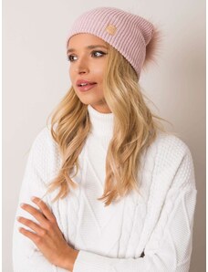 Fashionhunters Ανοιχτό ροζ γυναικείο καπέλο RUE PARIS