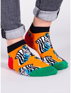 Yoclub Unisex's Ankle Funny Cotton Socks Patterns Χρώματα SKS-0086U-A600