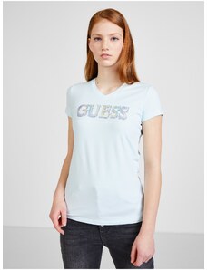 Γαλάζιο Γυναικείο T-Shirt Guess - Γυναικεία