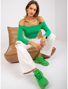 Fashionhunters Blink Πράσινη Ισπανική Μπλούζα