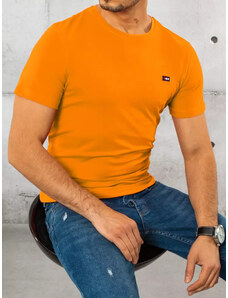 Πορτοκαλί ανδρικό T-shirt Dstreet