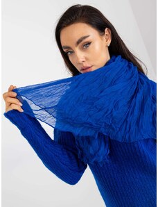 Fashionhunters Cobalt viscose scarf