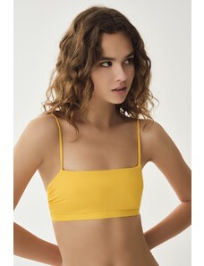 Dagi Bikini Top - Κίτρινο - Απλό
