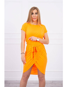 Kesi Δεμένο φόρεμα με clutch bottom πορτοκαλί νέον