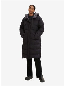 Μαύρο Γυναικείο Χειμωνιάτικο Καπιτονέ Παλτό Διπλής Όψης Tom Tailor - Γυναικεία
