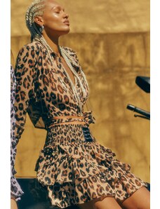 Γυναικεία φούστα Trendyol Leopard