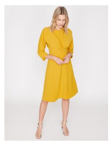 Koton Φόρεμα - Κίτρινο - Wrapover