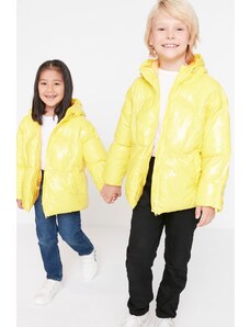 Trendyol κίτρινο Unisex παιδικό φουσκωτό μπουφάν